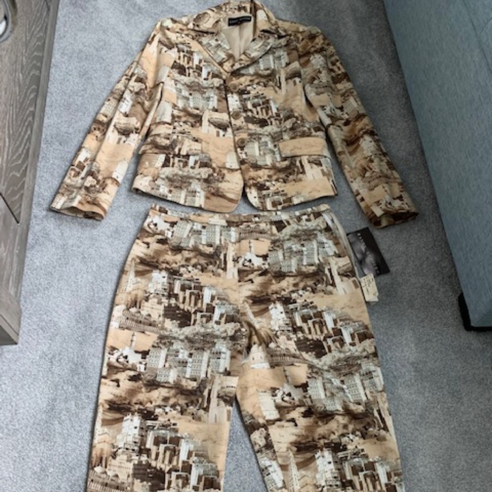 Randy Kemper -Asian Ruins--2 piece -pants+  jacket